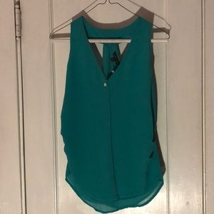 Green tank top